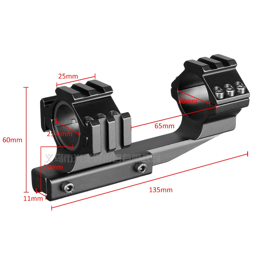 11 мм Крепления Ласточкин хвост прочный цельный прицел для охоты трубка 25 4 и 30 с