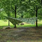 Уличная ссветильник Брезентовая палатка-гамак с водонепроницаемым навесом, гамак, портативная уличная палатка-навес