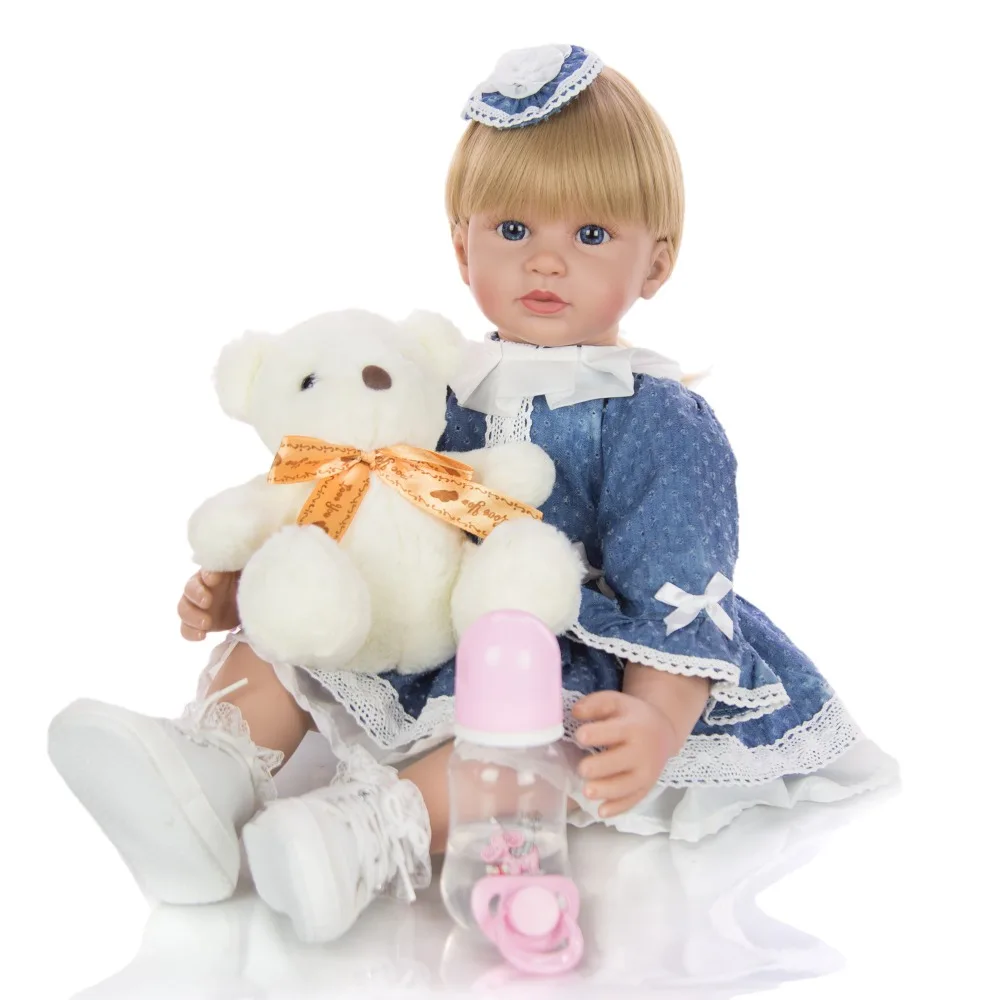 

Реалистичная силиконовая кукла-младенец, 60 см