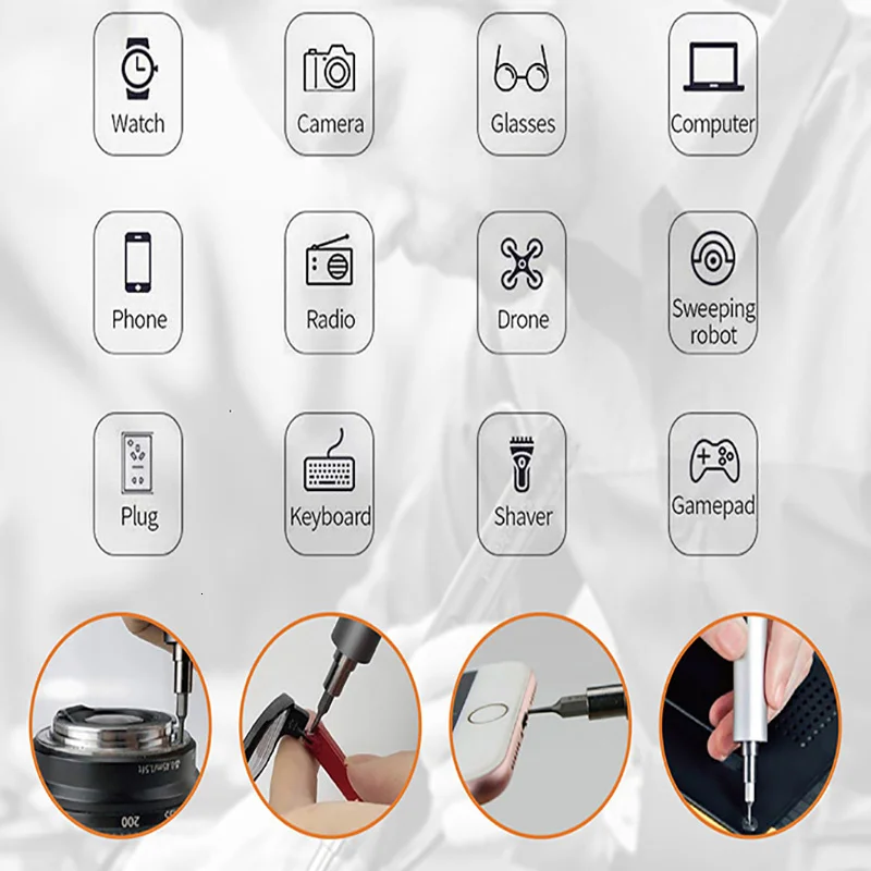 Набор прецизионных насадок Phillips CR-V 9 шт. насадки для ремонта мобильный телефон