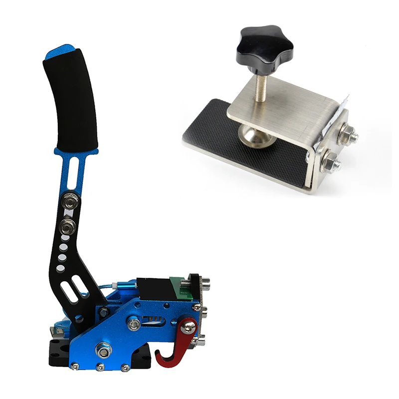 G295 Blue Новые гоночные игры ручной тормоз зажим PS4+ PC USB Ручной тормоз SIM для гоночных игр G27 G29 G920 T300RS с крепежом экшн игрушка - Цвет: G295 Blue