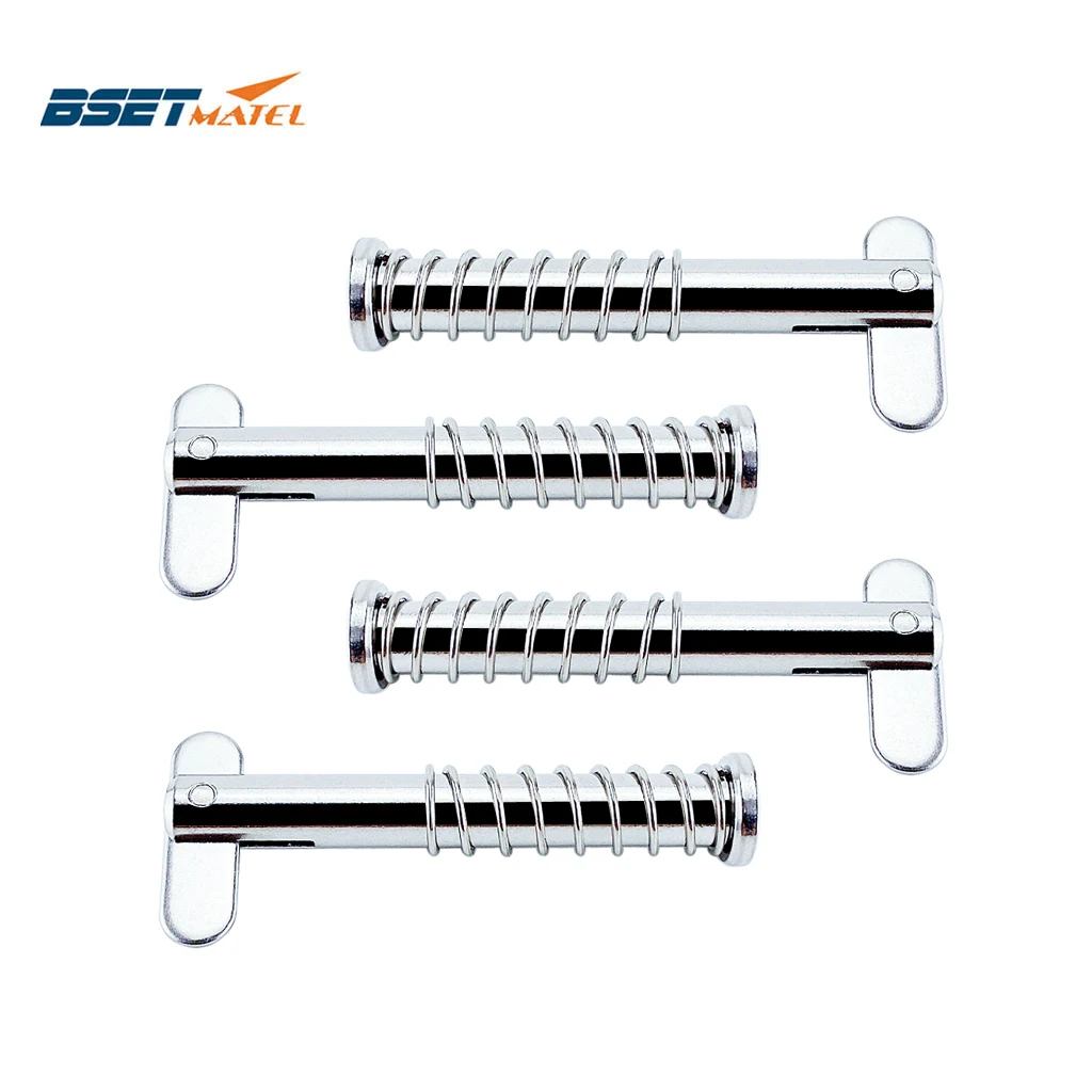 

4PCS 316 Stainless Steel Quick Release Pin Dowel Pin Flat Head Cylindrical Pin Positioning Pins Retainer Farm Lawn Garden Marine