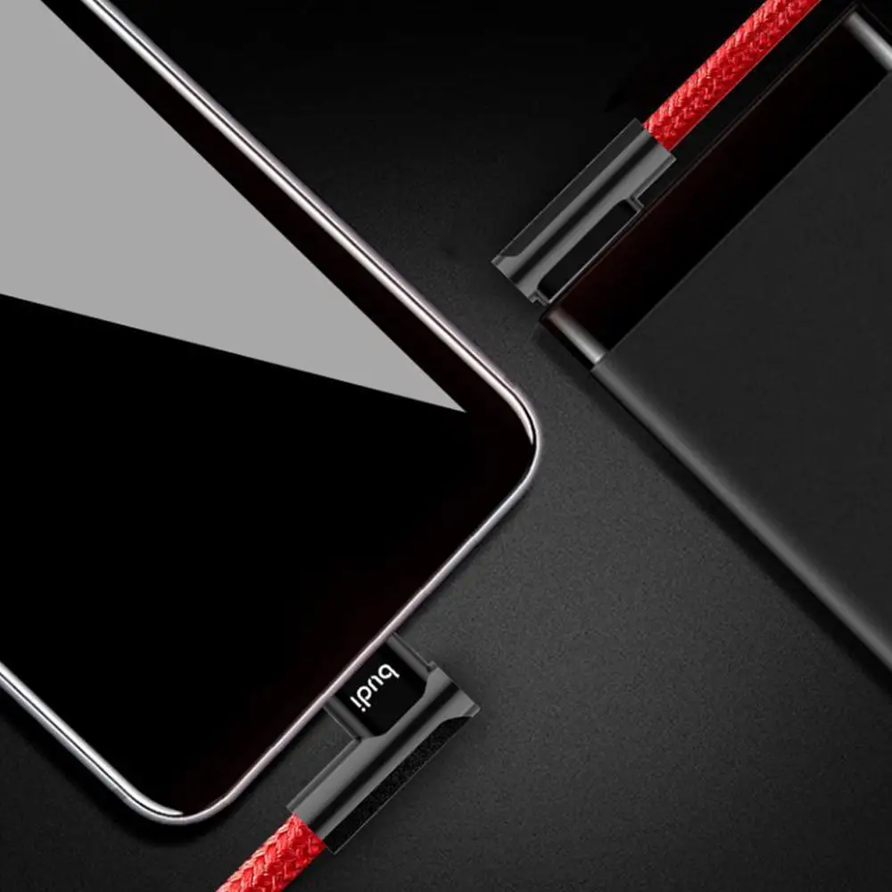 Usb-кабель BUDI Type-C для Samsung S10 S9 провод быстрой зарядки Huawei зарядный кабель P30 Xiaomi USB 3.