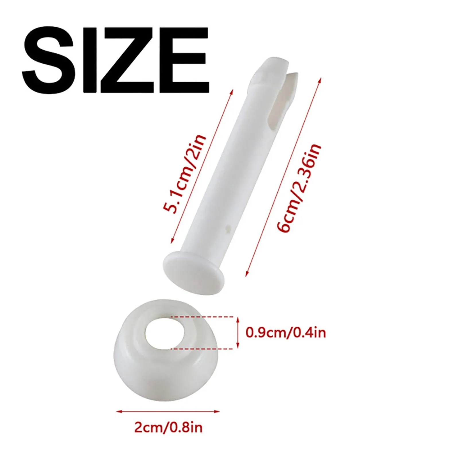 

25# Outdoor Swimming Pool Accessories Plastic Swimming Pool Joint Pins 2.36inch Extra Rubber Seals Pool Replacement Parts