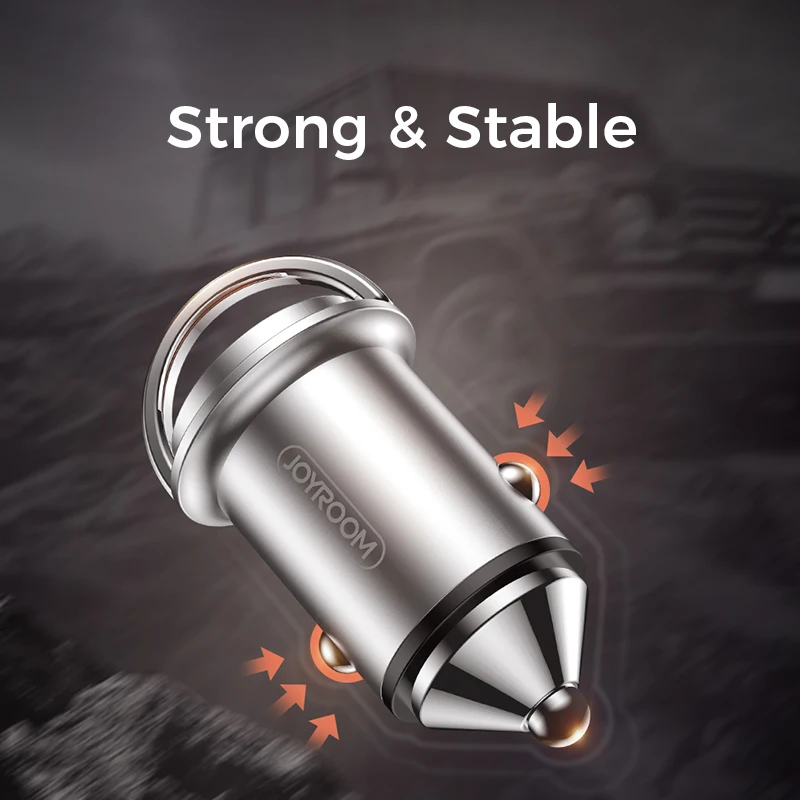 

3A Dual USB Universal Car Quick Charger Mobile Phone Aluminum Charging For iPhone 11 Pro Max Samsung Xiaomi Fast Charger in Car