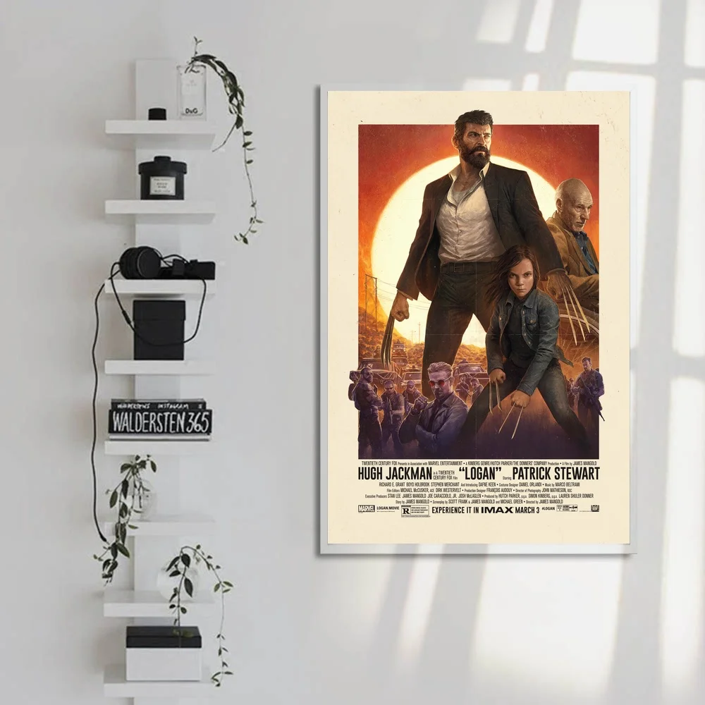 

Logan фильм художественный плакат на холсте тонкой печать домашнего декора стены 02