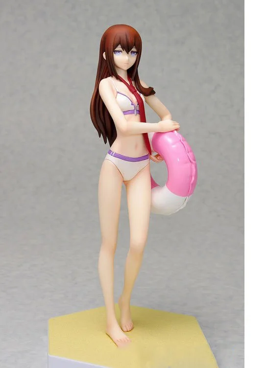 Экшн фигурка Steins Gate Makise Kurisu бикини пляж купальник королевы Ver. Милые игрушки из