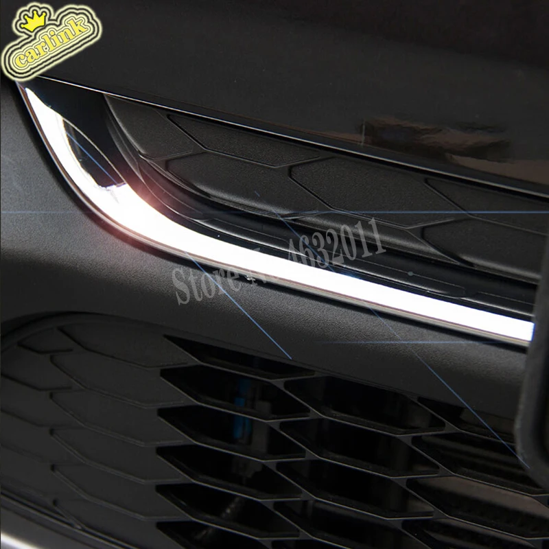 Для Ford EDGE 2015 2016 2017 ABS хромированный автомобильный гонок Передняя решетка гриль