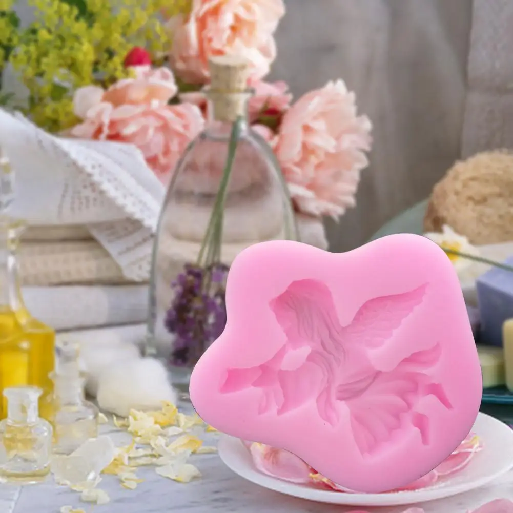 Силиконовая формочка в виде девушки ангела DIY силиконовые формы для мыла торта