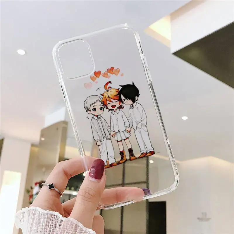 

Anime The Promised Neverland 1 Phone Case Transparent soft For iphone 5 5s 5c se 6 6s 7 8 11 12 plus mini x xs xr pro max