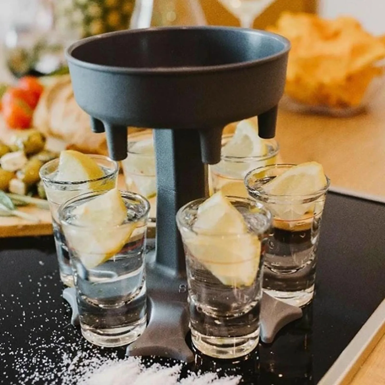 6 Shot Glass Dispenser and Holder -Dispenser For Filling Liquids Shots Alcohol Bottle Drop shipping | Дом и сад