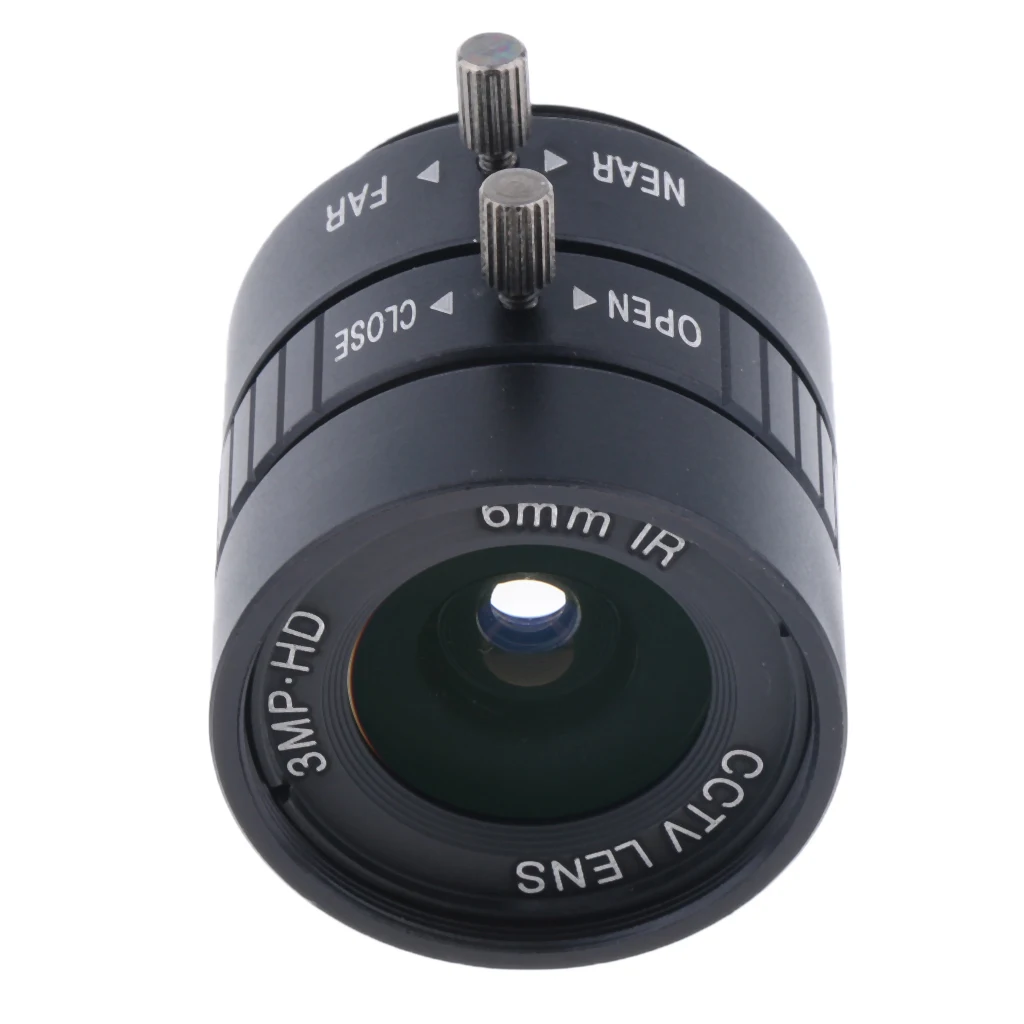 

HD 3MP(Megapixels) 1/2'' 6mm F1.2 Fixed Focus CS C Mount Lens for CCTV Industrial Camera