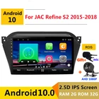 Автомагнитола 1 din android 10,0 для JAC Refine S2 10, 2015, 2016, 2017, 2018, навигация GPS, DVD, мультимедийный плеер
