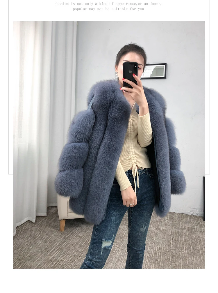 ZDFURS* натуральный мех, Лисий мех, шуба, дизайнерское, для девушек, зимнее, действительно Лисий мех, шуба, съемный, натуральный мех, шуба, Женская
