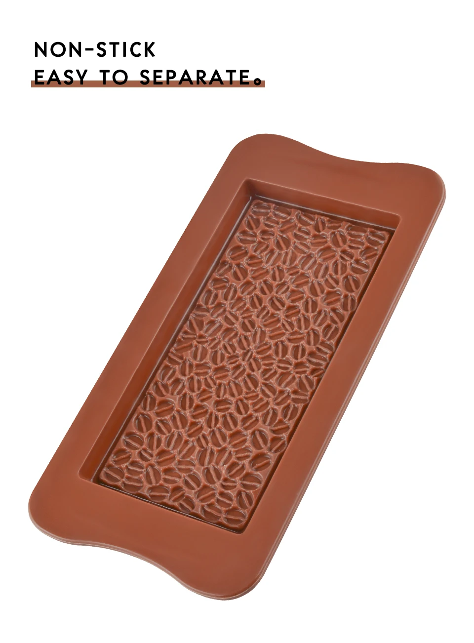 SILIKOLOVE Coffee Beans Chocolate Silicone Mold Candy Cake Mould Biscuits Cookies DIY Baking Tools Soap Molds Cake Decorating