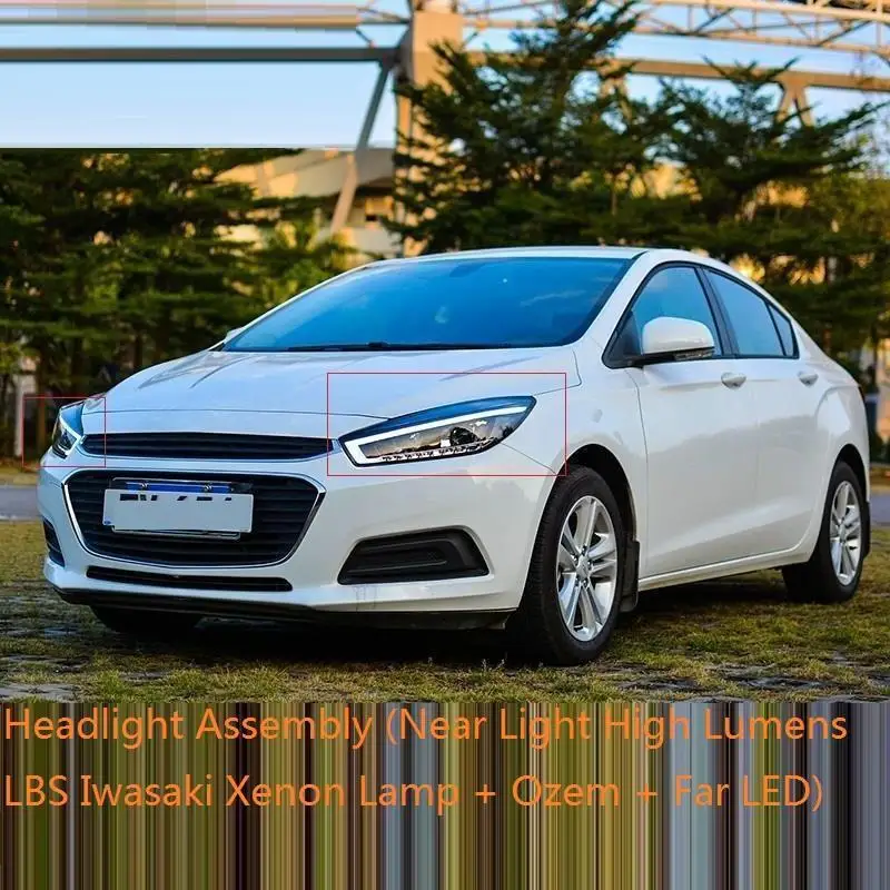 MODEL P Бегущие Neblineros боковые поворотники Drl наружные Luces Led Para Автомобильные фары в сборе 15 для Chevrolet Cruze - Цвет: MODEL P