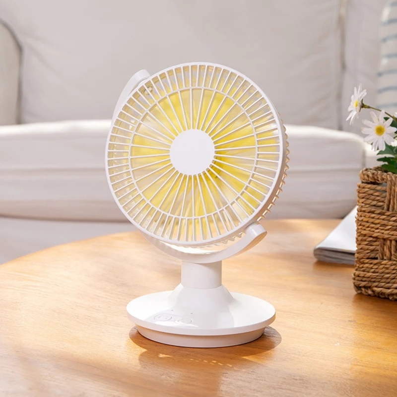 USB Перезаряжаемый Настольный вентилятор мини портативный 360 градусов