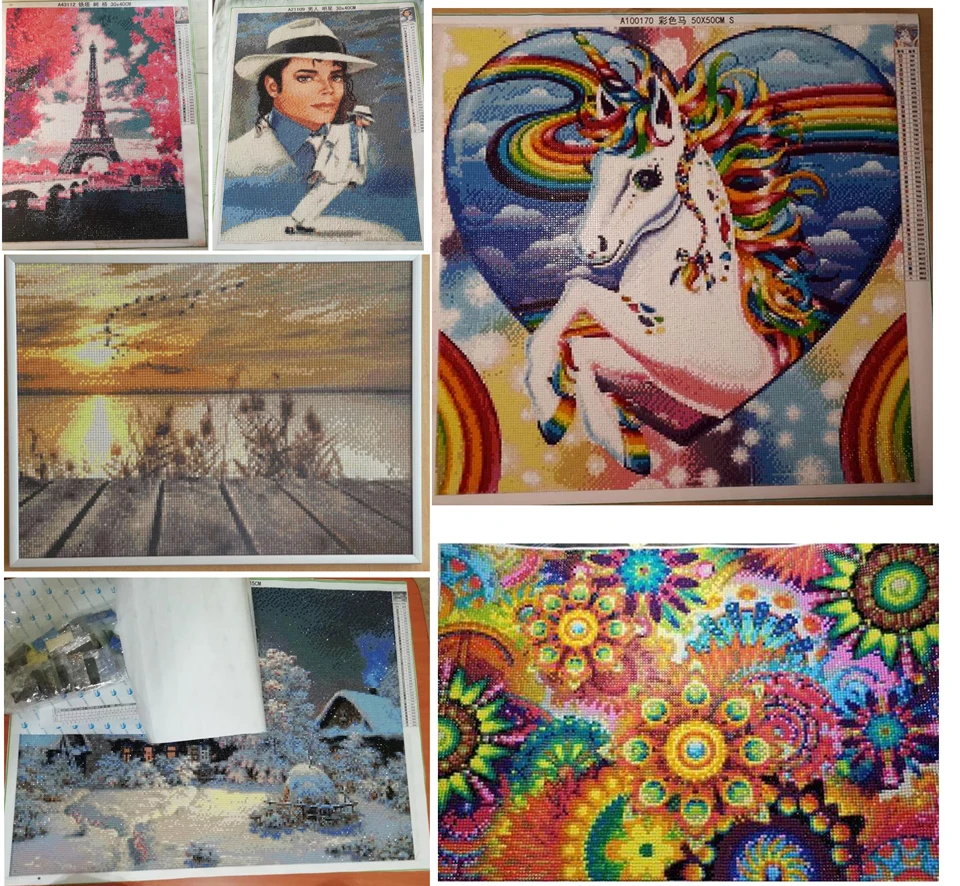 

Diamond Painting Beautiful Animal Snow Winter Landscape Diamond Embroidery full Square Drill Rhinestone Mosaic Picture