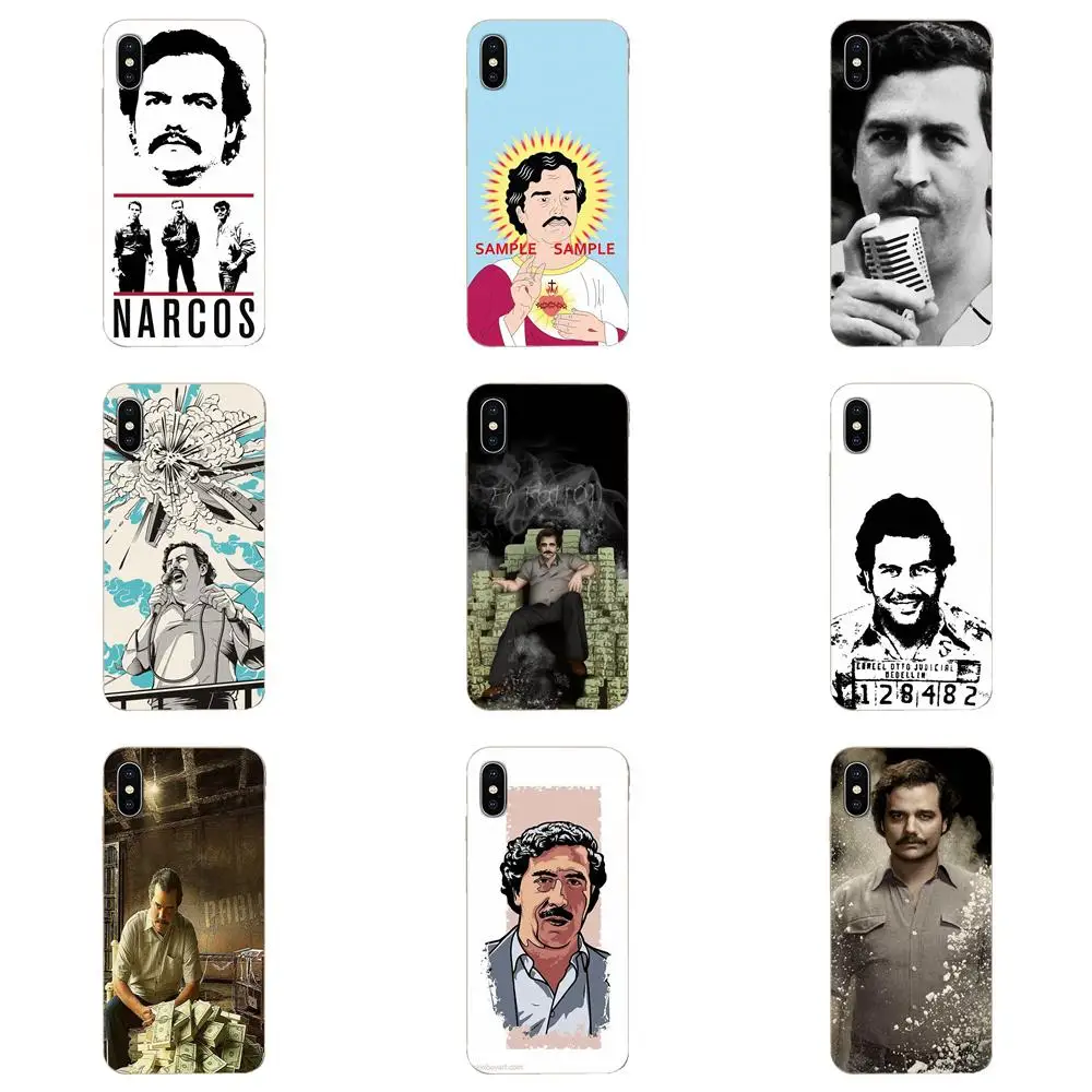 Мягкая наклейка Pablo Escobar для Xiao mi 3 4 4C 4i 5 5S 5X6 6X8 SE Pro Lite A1 Max x 2 Note 4|Чехлы-накладки| |