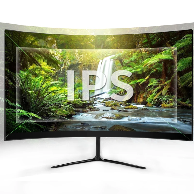 Изогнутый ЖК-монитор IPS 32 дюйма ПК 1920 × 1080p HD игровой дисплей 144 HDMI-монитор для