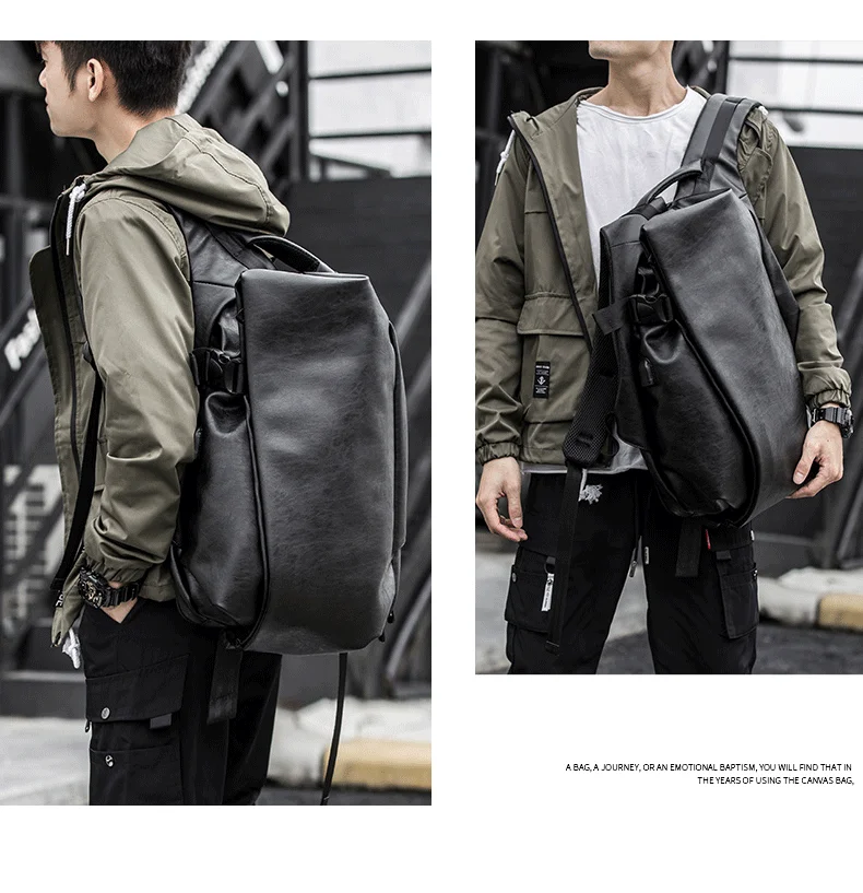 

Fashion Casual Backpack Softback Solid Portable High Capacity Outdoor Waterproof Travel Backpack Mochila Bags for Men DB60BB