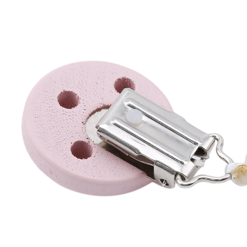 Cute Baby Silicone Teething Dummy Pacifier Clip Bead Infant Soother Nipple Strap Chain Newborn Feeding Teether Holder | Мать и ребенок