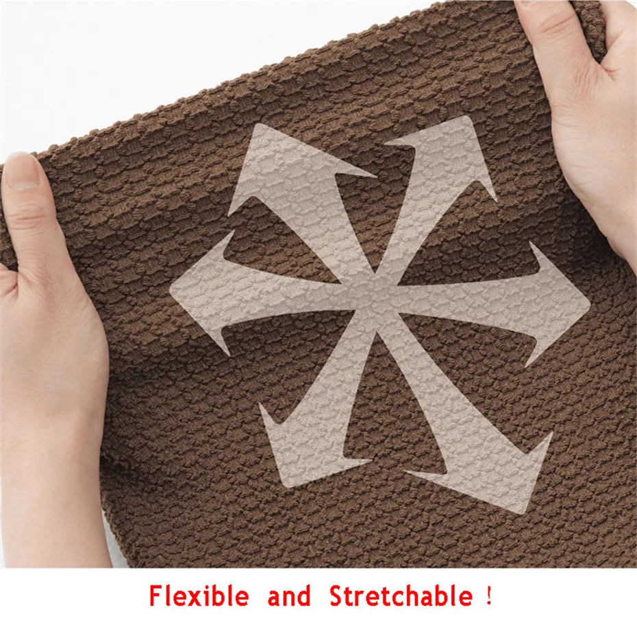 Стрейч спандекс жаккард столовая полосатые носки чехлы для сидений Съемная