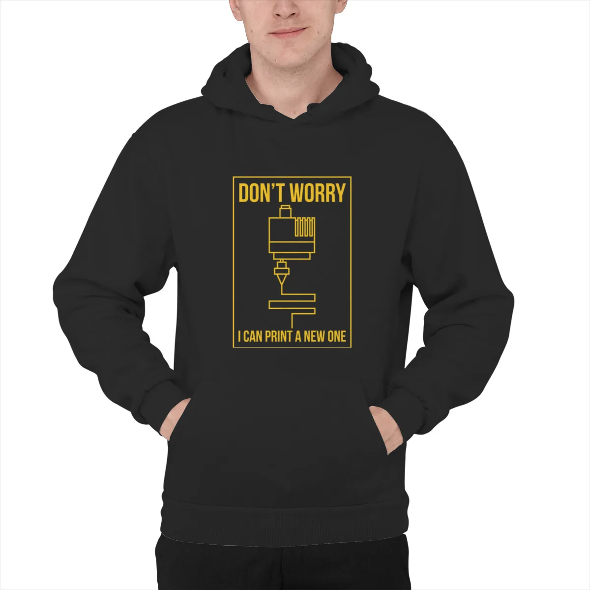 

Men's Hoodie Don't Worry I Can Print New OneCotton Funny Kawaii Groot Hip-Hop Mens Clothes 39401