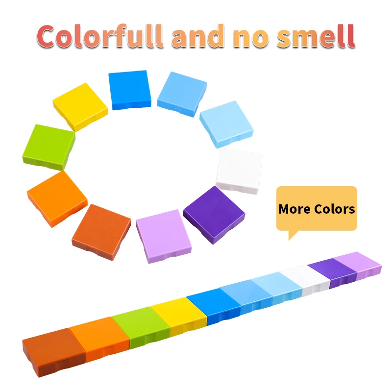 Классические кирпичи-пластины 2x2 строительные блоки большого размера городской