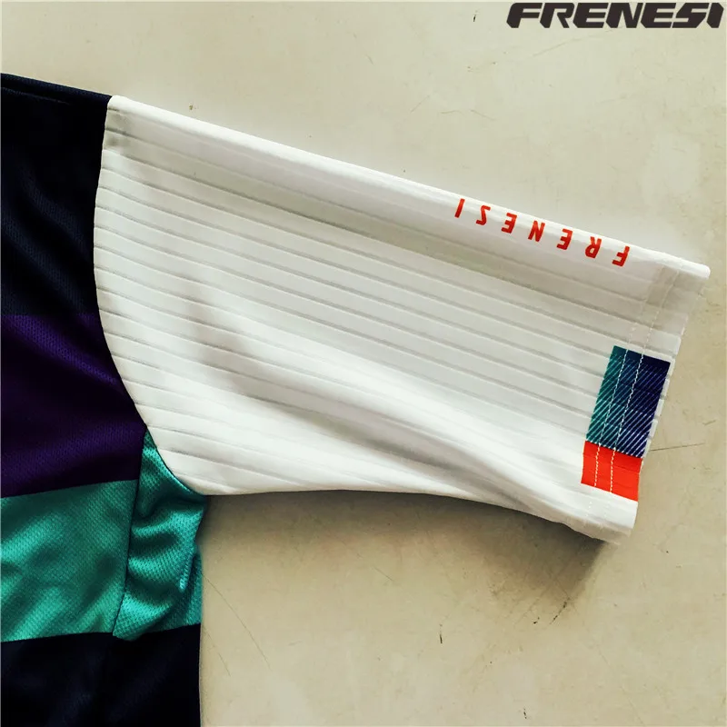 Велосипедная одежда Frenesi черная красная велосипедная Джерси aero maillot дышащий
