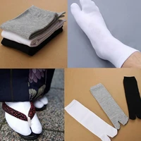 unisex japanese kimono flip flop sandal split toe tabi ninja geta socks medium tube twotoed clog socks japanese hotel bath socks