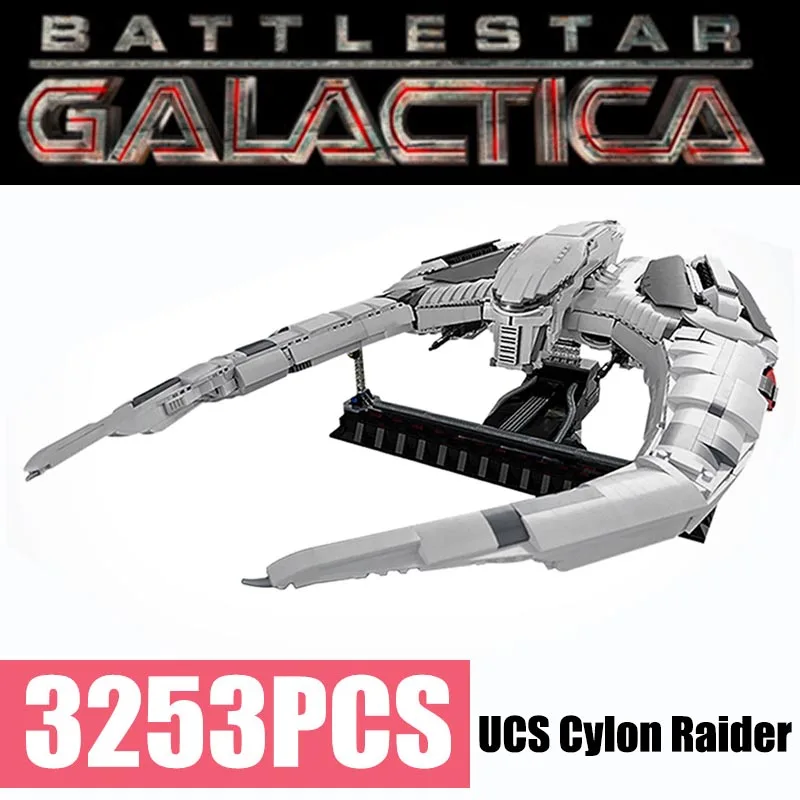 

Новинка 3253 шт. Звездный Космос Серия Battlestar галактика UCS Cylon Raider es строительные блоки MOC-12653 кирпичи игрушки Детский подарок