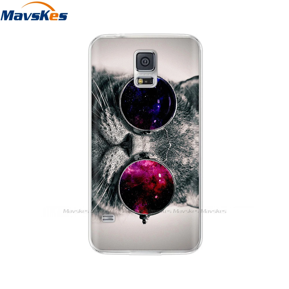 Чехол для Samsung Galaxy S5 силиконовая Мягкая задняя крышка из ТПУ телефона I9600 SM-G900F