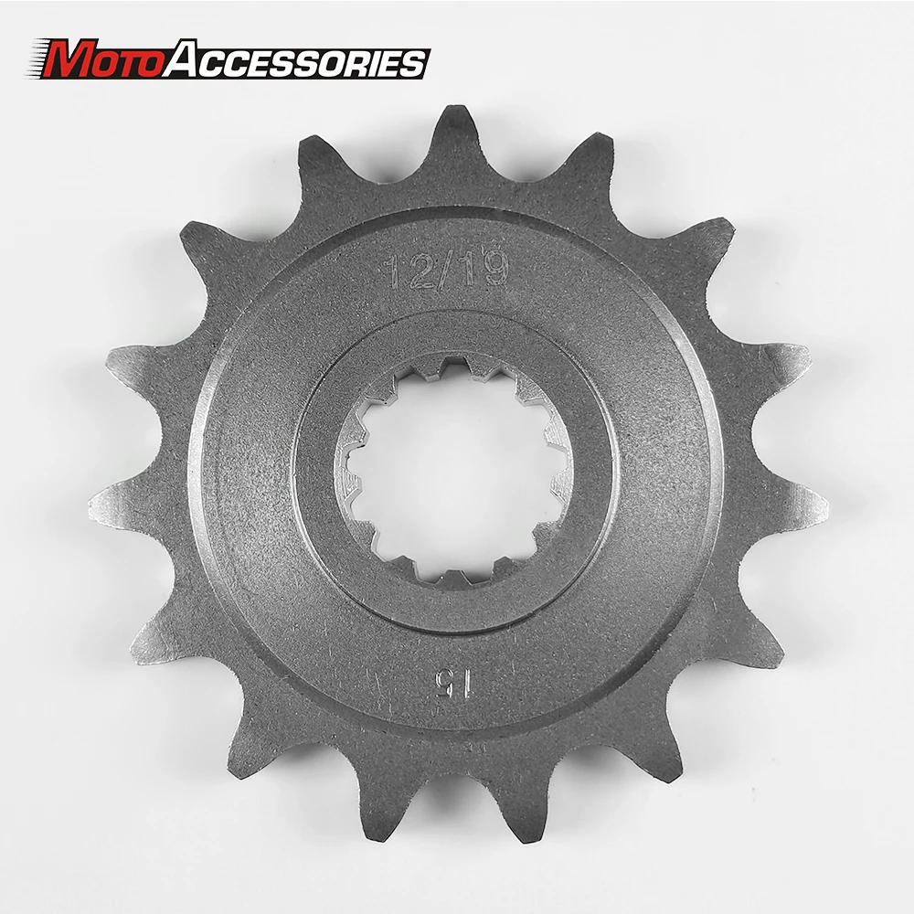 For Yamaha Road Motorcycle Steel Front Engine Sprocket Full Rear Sprockets Of OE Type Rubber Cushioned 15T | Автомобили и