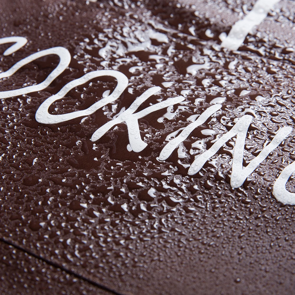 

wholesale Waterproof tableware printing apron unisex kitchen cook apron barbecue haircut work apron restaurant waiter apron new