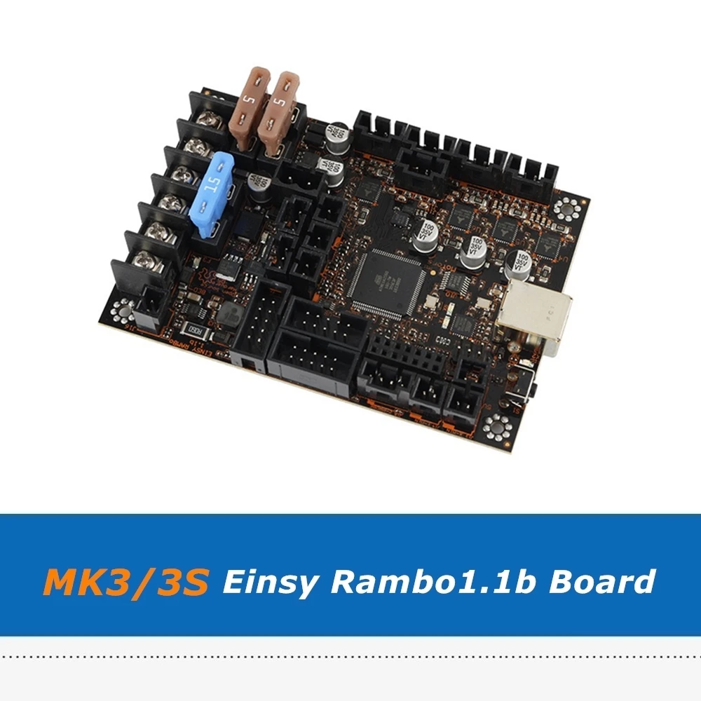 Reprap Prusa i3 MK3/3S Einsy Rambo 1.1b Control Board With 4pcs TMC2130 SPI Driver For Prusa I3 MK3 3D Printer Parts