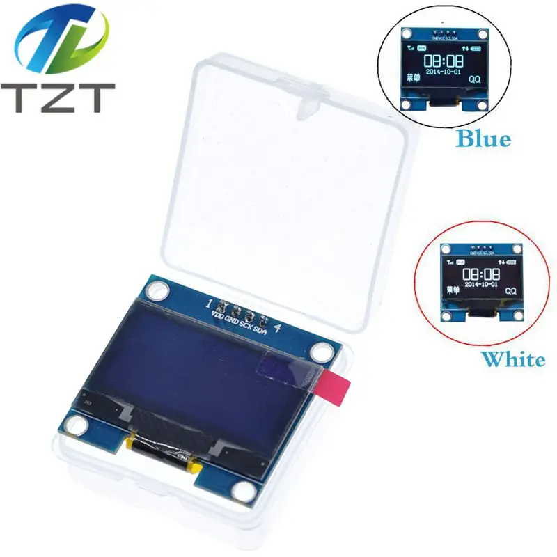Светодиодный модуль O 1 3 дюйма белый и синий цвета 3x64 светодиодный ЖК дисплей для