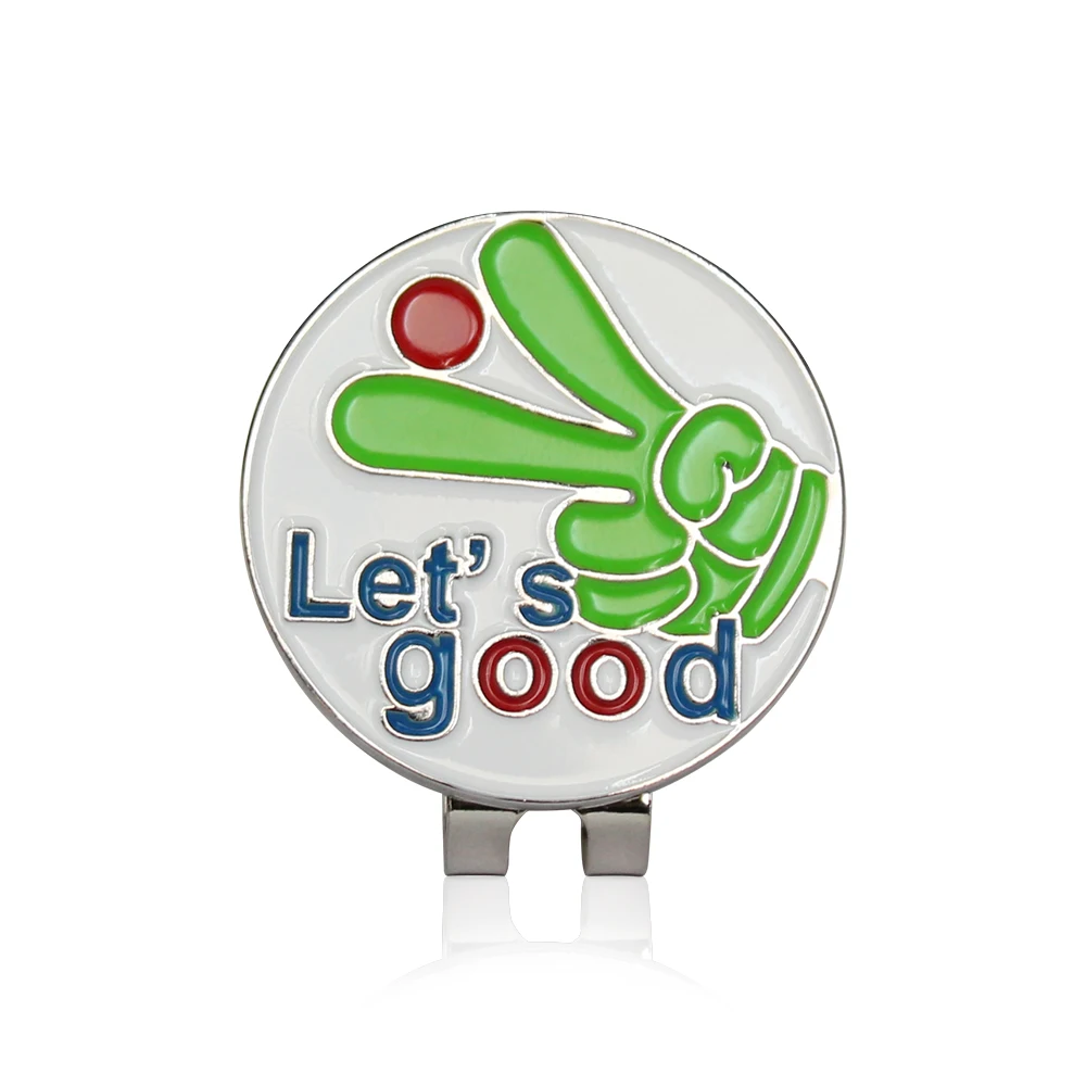 Новое поступление 1 18 &quotотметка для мяча гольфа с магнитной Кепка зажим гольф