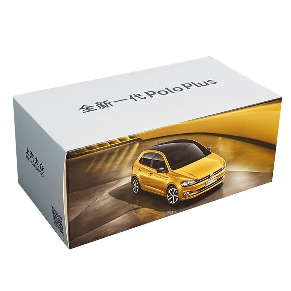 1/18 VW Volkswagen Новинка Polo Plus 2019 литые модели автомобилей коллекционная игрушка