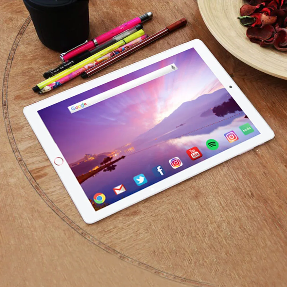10,1 дюймовый планшетный ПК восемь ядер 1920*1080 Android 3g B ram 32GB rom IPS Двойная sim-карта 3g телефонный звонок Tab телефон ПК планшеты
