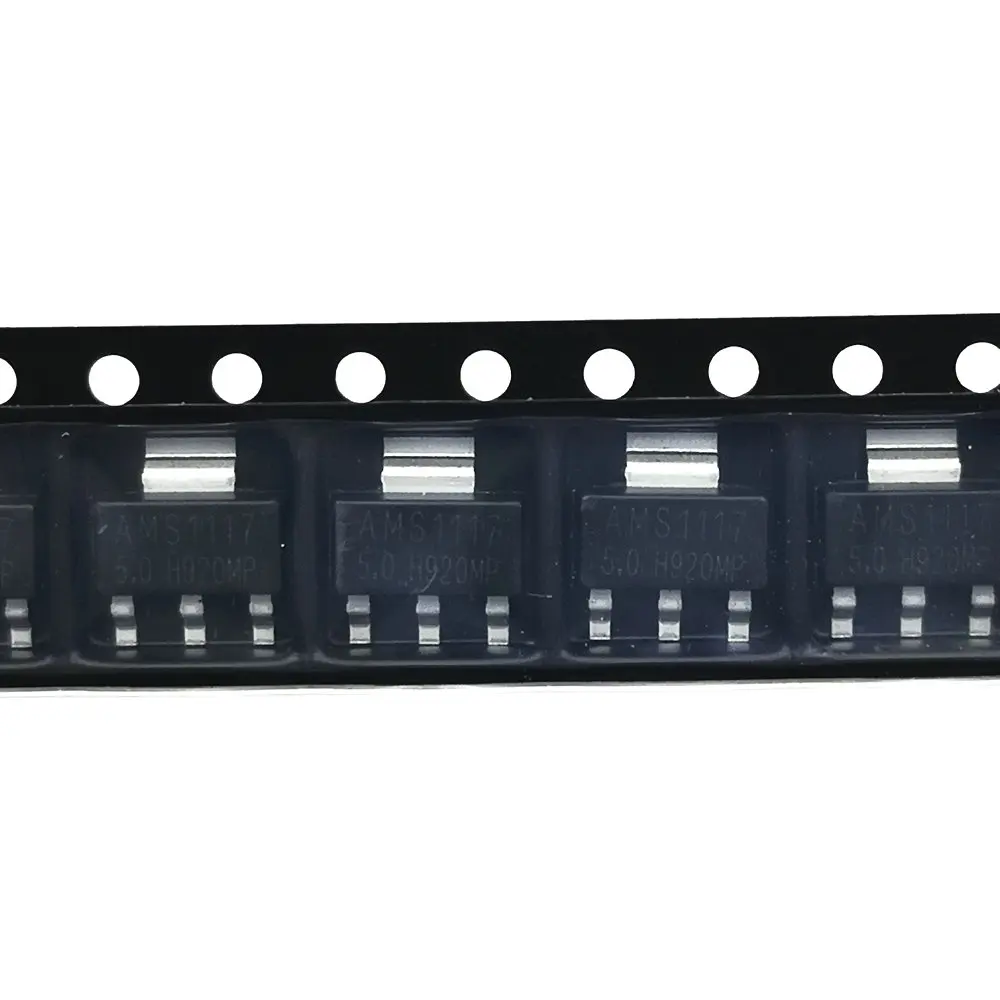 70 шт./лот = 7Kinds* 10 шт. AMS1117 1,2 V 1,5 V 1,8 V 2,5 V 3,3 V 5V ADJ 1117 AMS1117-3.3 AMS1117-5.0 AMS1117-ADJ AMS1117-1.5 AMS1117-2.5
