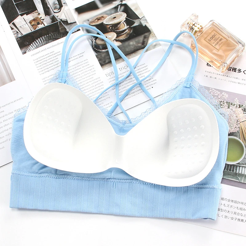 

Push Up Bras for Women Lingerie Padded Underwear Female Brassiere Back Buckle Sexy Deep VWireless Bra French Bralette