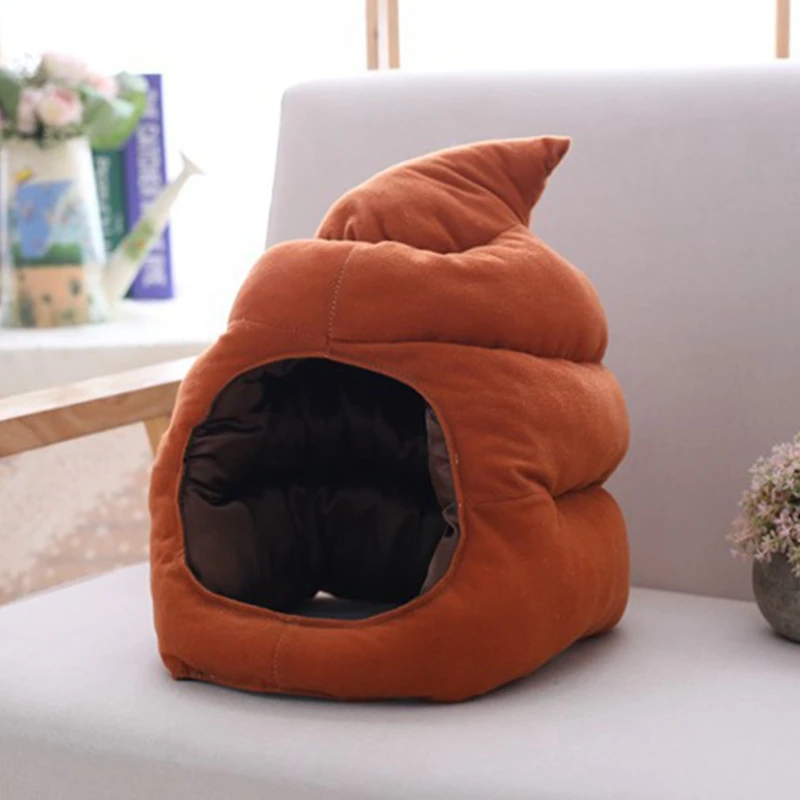 

Creative Cute Shit Shape Plush Hat Stuffed Toy Funny Fake Poop Full Headgear Cap Gag Gift Cosplay Party Photo PropsCreative Cute