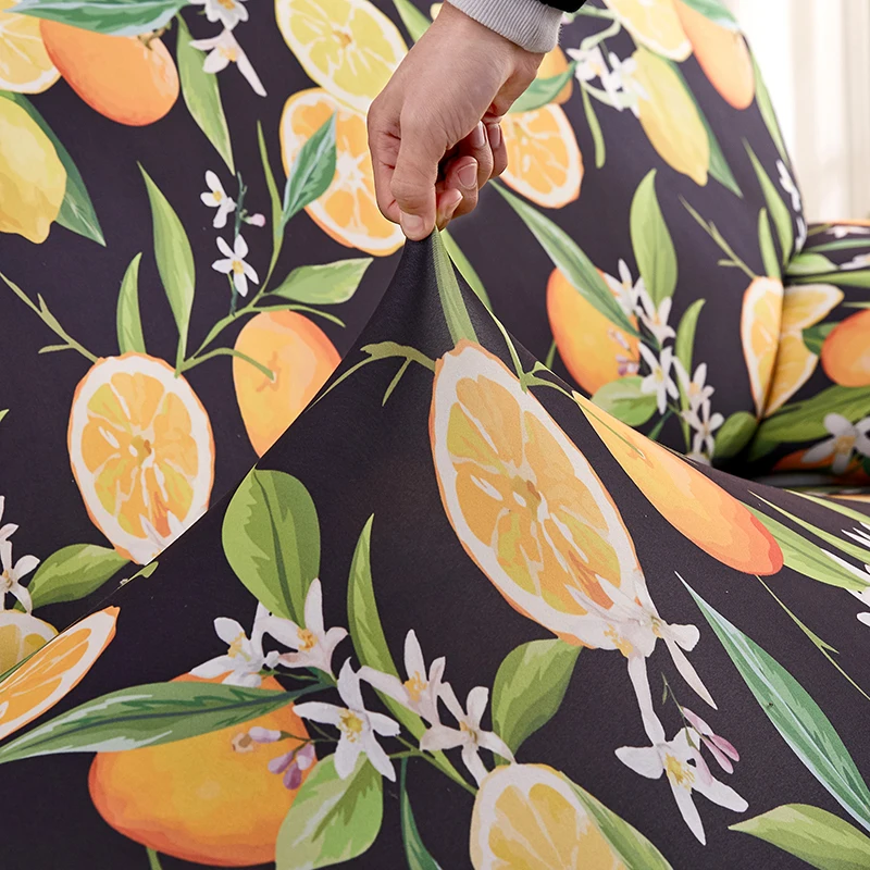 Чехол для дивана желтого цвета в богемном стиле эластичный чехол кушетки с