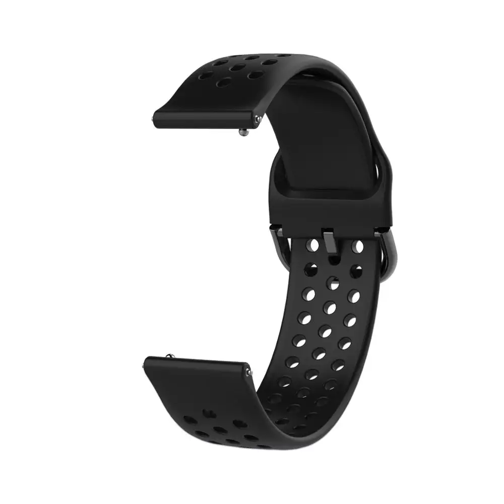 20 мм/22 мм/Спортивная дышащая силиконовый ремешок для Samsung Galaxy Watch 3 45 мм 46 активный 2