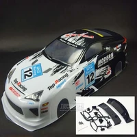 s066 lfa 110 110 pvc painted body shell for 110 rc hobby racing car 2pcslot free shipping