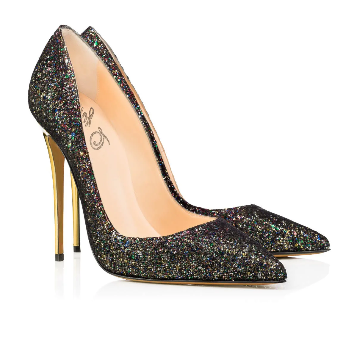 

high-heeled shoes shoes Summer black pointed shoes ladies