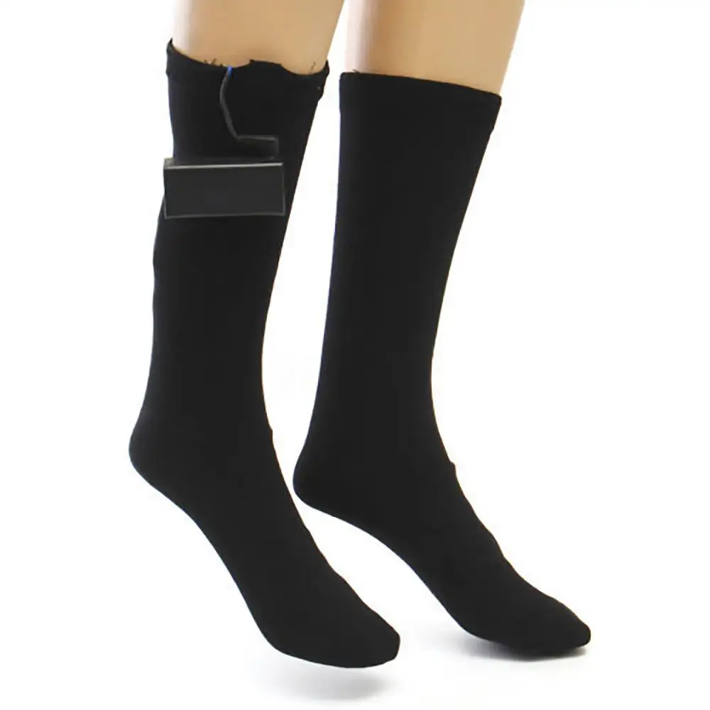 

Foot Wear Guard Brace Feet Warmer Heater Adults Black Safety Winter Gift Multifunctional Outdoor Fitness Heated Ski Socks