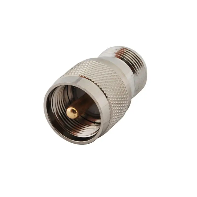 Superbat N-UHF Adapter N Female to UHF PL-259 Male Straight RF Adapter RF Coaxial Connector