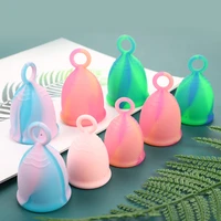 1pc colorful women cup medical grade silicone menstrual cup feminine hygiene menstrual lady cup health care period cup new